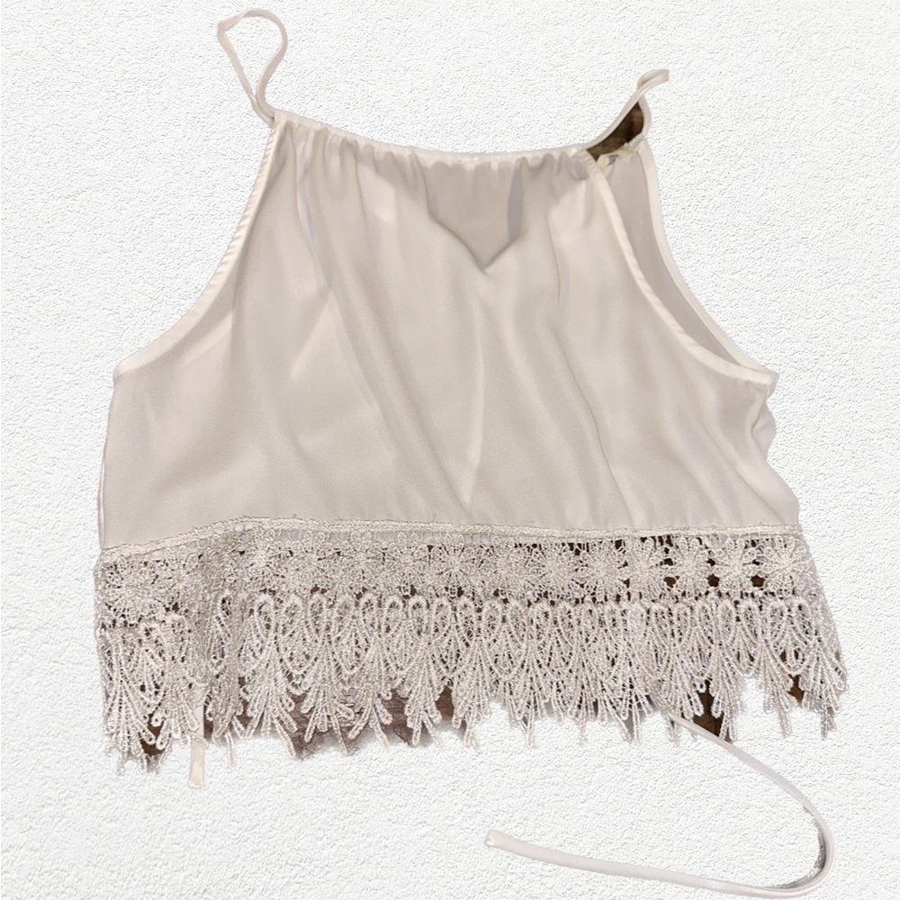 urban outfitters staring at the stars white top